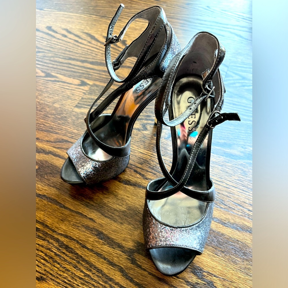 Guess strappy heels